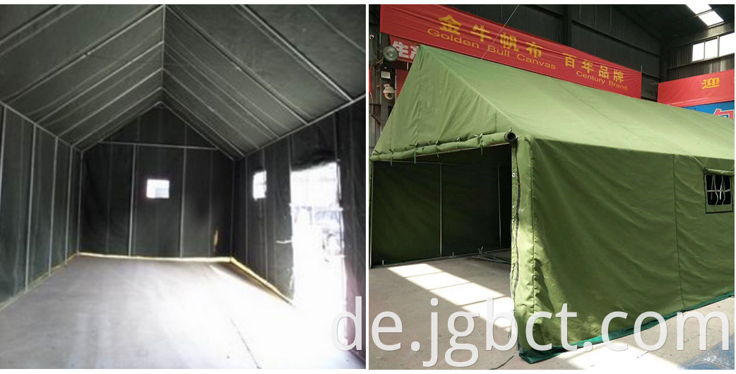 Special canvas tent for disaster relief